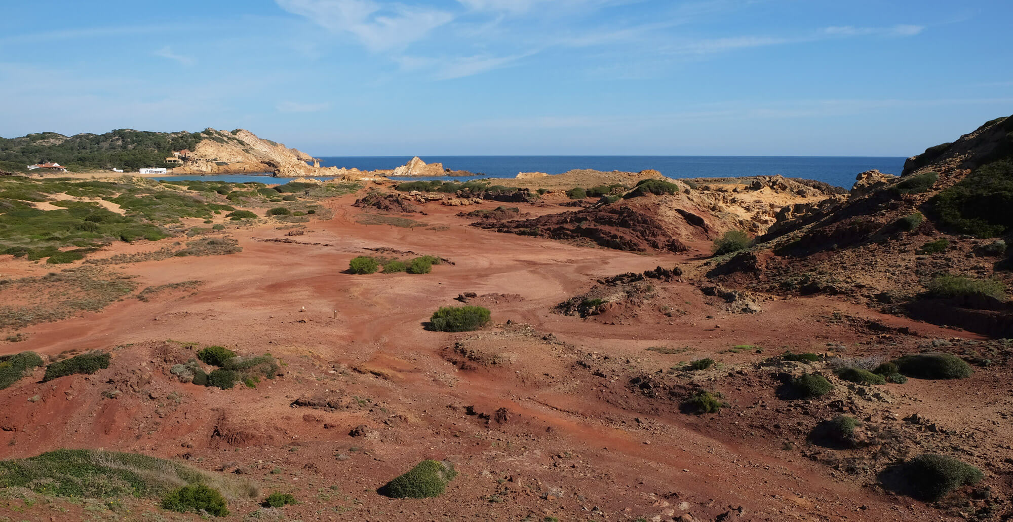 Camí de Cavalls, Pregonda | Geologia: Menorca roja